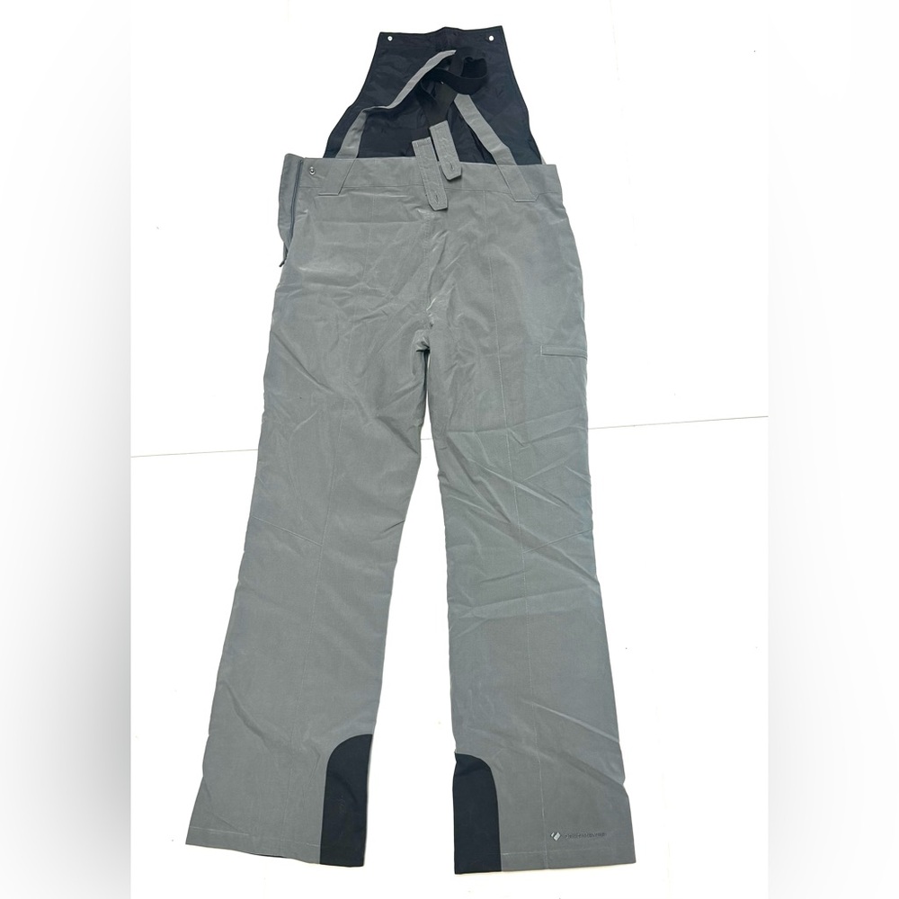 Obermeyer Womens Malta Bib Overalls Black Denim Size 12L - Picture 2 of 3
